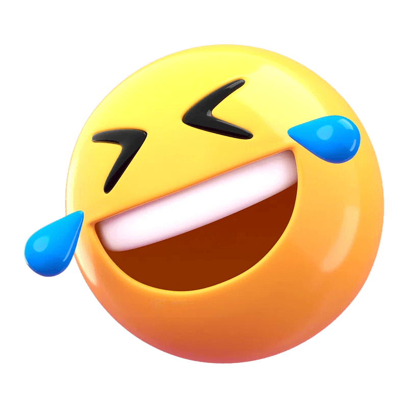 Laughing emoji